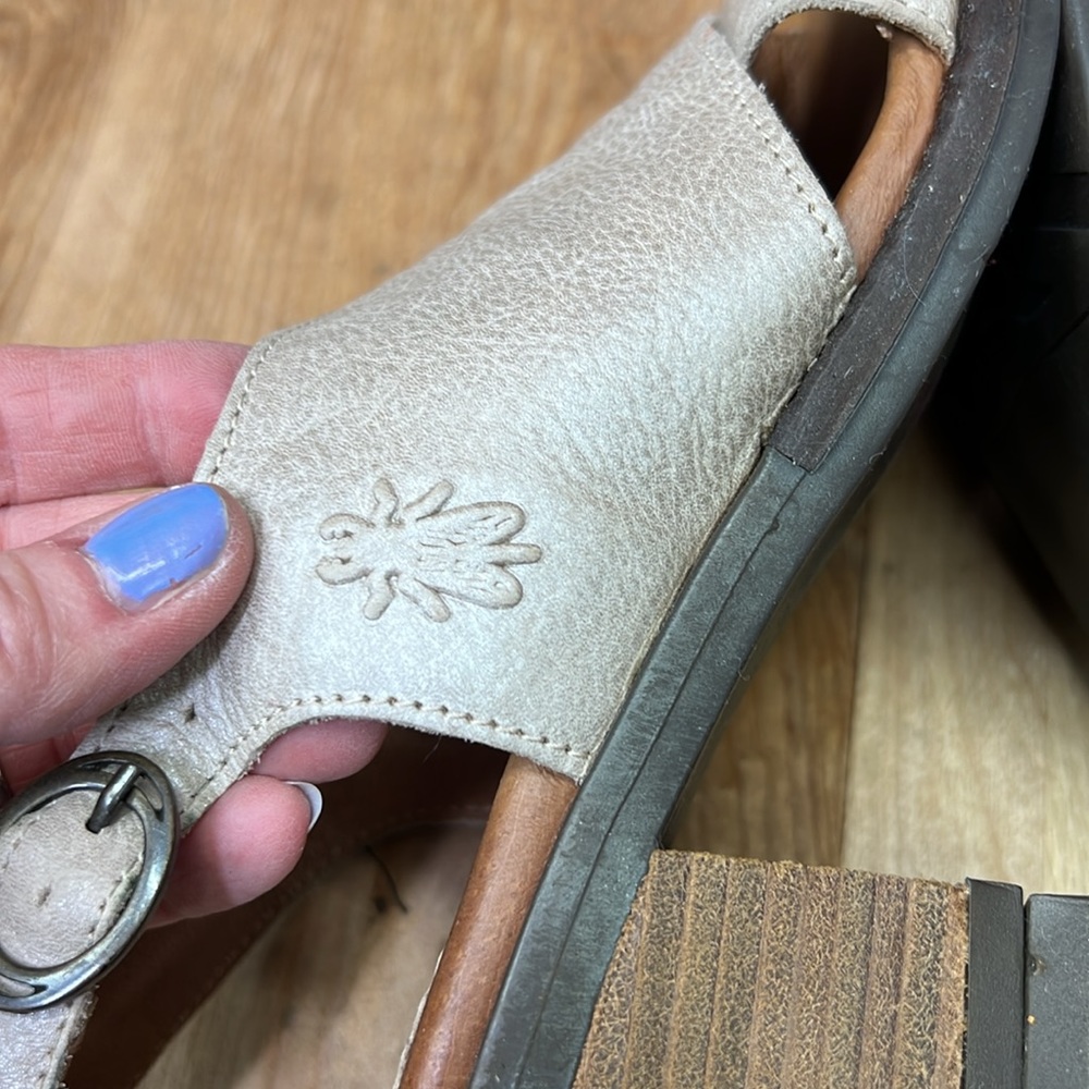 Fly London Silver and Brown Sandals - Picture 5 of 10